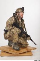 Soldier in American Army Military Uniform 0087